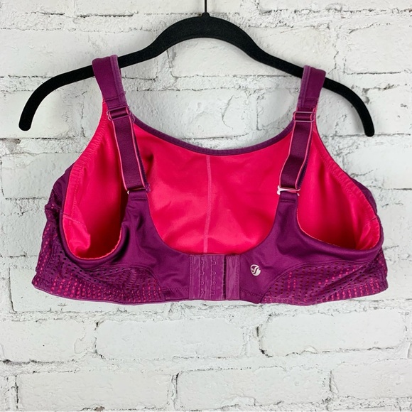 Soma Sport Max Support Underwire Purple Pink 44D - Picture 4 of 13